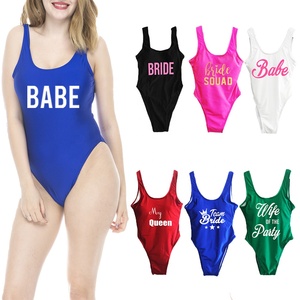 Traje de Baño de Una Pieza de Cintura Alta RTS para Novia, Sexy, con Relleno Extraíble, Tallas Grandes, para Boda, Fiesta Nupcial - Product Image 6