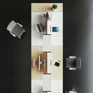 Nội Thất Văn Phòng Thiết Kế Hiện Đại Hội Nghị Bàn Họp Bàn Sang Trọng Bàn Cho Văn Phòng & Trường Học Bằng Gỗ Bàn Hội Nghị Bàn Trắng Bàn - Product Image 3