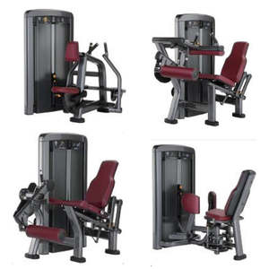 Mesin Glute Hip Thrust Komersial dengan Kaki Penyangga Baja, Beban Dapat Disesuaikan 100kg, Alat Fitness Gym untuk Latihan Tubuh - Product Image 1