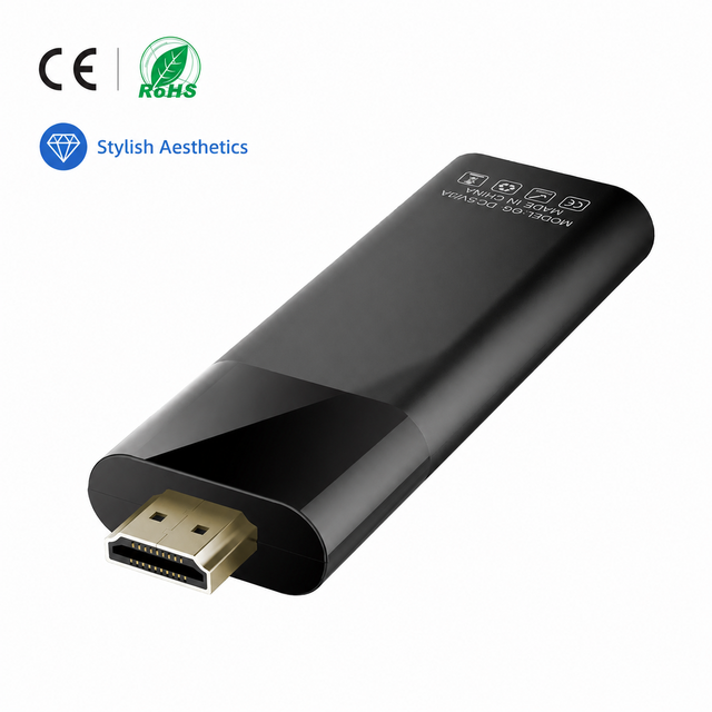 Zkmagic Stylish Design Q6 TV Stick 2GB 8GB Easy to Carry High Speed Dual WiFi 4K UHD Smart Receiver for Living Room