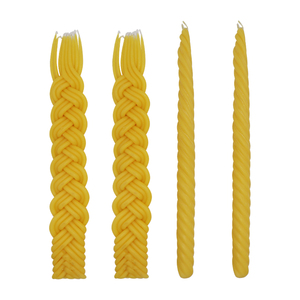 Fancy Handmade Beeswax Havdalah <strong>Candle</strong> Braided Natural <strong>Bee</strong> <strong>Wax</strong> <strong>Candles</strong> for Jewish Religious Blessing - Product Image 6