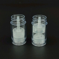 Petit contenant transparent pour déodorant, enroulé, 6g