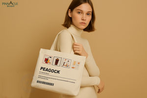 High Quality Canvas Tote Bag Custom Full <b>Print</b> Folding Style with Embossed Logo Zipper Closure Custom Color & Size - Product Image 4