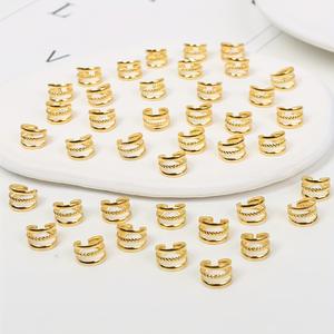 Teumshein – anneaux pour cheveux Dreadlocs, 40 pièces, accessoires de tressage couleur or pour coiffure DIY - Product Image 2