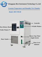 Machine de test de température et d'humidité à écran tactile, chambre d'essai environnementale 408L, protection IP55, garantie 1 an