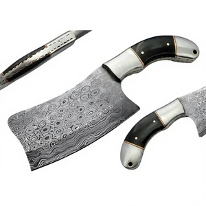 High Quality Cleaver Knives <b>Vegetable</b> & Meat <b>Chopper</b> Stainless Steel Damascus Steel Handmade Cleaver Knifes - Product Image 5