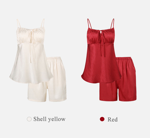 Nouveau design – Camisole décontractée en satin de soie glacée, rafraîchissante, respirante, à taille élastique, mignonne, élégante, tendance et personnalisée – Vente en gros - Product Image 2