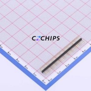 X1311WR-37J-C26D40 Pin Header Bent Lead Through Hole,P=1.27mm Connector 1x37P 1.27mm 1.27mm Pin Header - Product Image 1