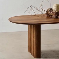 Ensemble de table et de chaises de salle à manger en bois massif, design nordique moderne, luxueux, écologique, durable, 8 places, meubles pour la maison