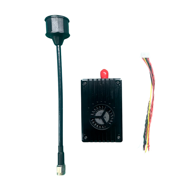 PFLY 6.1-7.2GHz 5W VTX 64CH & VRX Long Range FPV VTX Analog Video Transmitter 64CH for FPV Drone