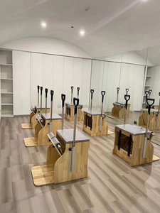 Chaise de Pilates en bois multifonctionnelle en promotion – Chaise de rééducation amovible à pédales séparées pour la maison, la gym et le <span class=keywords><strong>yoga</strong></span> - Product Image 6