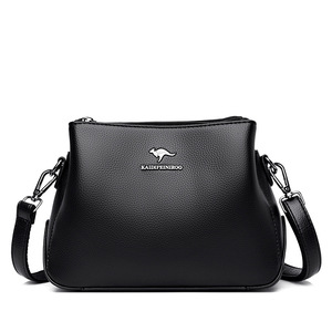 Designer de luxe femmes PU Durable fermeture éclair imperméable décontracté fourre-tout sacs à main grande capacité mode - Product Image 1