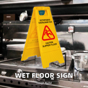 Gran Oferta: Señal de Advertencia de Piso Mojado Personalizada, Amarilla, con Película Reflectante de Alta Intensidad, para Seguridad Vial de <span class=keywords><strong>Cuarto</strong></span> Grado - Product Image 4