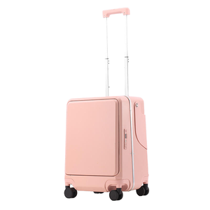 <span class=keywords><strong>Maleta</strong></span> con ruedas de neopreno resistente al agua Spinner de 20 pulgadas para niños, manija suave para embarque de viaje para padres e hijos - Product Image 6