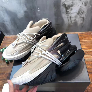 Chaussures de basket-ball pour hommes de haute qualité, tendance de la mode Balmainer, en maille, à lacets, légères, respirantes, absorbant les chocs, semelle épaisse - Product Image 1