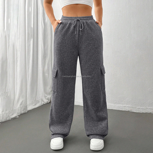 <span class=keywords><strong>Pantaloni</strong></span> Cargo a Gamba Larga Personalizzati per Donna, Jogger da Donna - Product Image 3