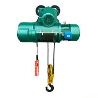 Nouvelle grue portique mobile à poutre simple de type CD avec palan électrique, commande PLC et télécommande au sol, équipement de levage à câble métallique