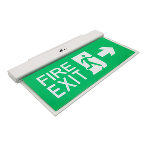 Signalisation de sortie de secours LED simple face avec <span class=keywords><strong>batterie</strong></span> Li-ion, autonomie de 3 heures, lumière du jour 6000K - Product Image 2