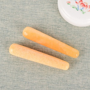 <strong>Wholesale</strong> Natural Crystal Jade Polished Massager Topaz <strong>Dildo</strong> for Women Vaginal Exercise - Product Image 4