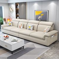 Sofá de tela para sala de estar, nuevo, sencillo, moderno, con tecnología de tela, sillón Guifei, sofá combinado de tamaño grande, popular en internet.