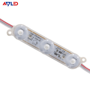 โมดูลไฟ LED แบบยืดหยุ่นกันน้ำ 3Leds 2835 พร้อมระบบอัลตราโซนิก สำหรับป้ายดิจิตอล ประสิทธิภาพสูง 1.08W IP67 สีขาว พิกเซล LED 12V - Product Image 1
