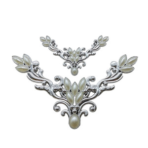 Silver Plastic Corner Ornaments L Shape For Photo <b>Frame</b> Home Decor - Product Image 5