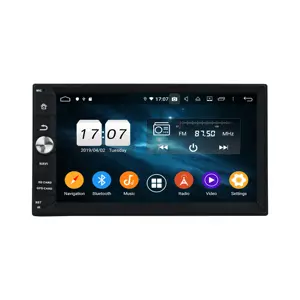 android 10.0 system dsp carplay 7 inch touch screen gps navigation bt 5.0 wifi 4G Ram 64G Rom 2 din for universal car