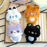 Fabricant pas cher prix Kawaii Mini promotionnel peluche animal mignon porte-clés en peluche enfants cadeaux chat porte-clés