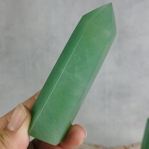 Vente en gros de pierres de cristal polies de style bohème en aventurine verte naturelle et labradorite pour la décoration intérieure et les cadeaux de fêtes - Product Image 2