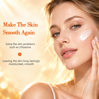 Crème réparatrice anti-taches à la vitamine C, marque privée OEM ODM, 577 huile de rose musquée, soin des taches solaires et de vieillissement, crème éclaircissante pour le visage 50g, nouveauté