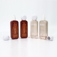 Flacon pulvérisateur carré à épaulement rond vide de 100ml et pot de crème pouvant emballer séparément les produits de soins de la peau et les cosmétiques