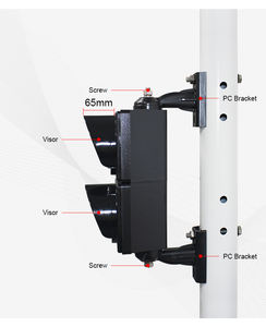 14 년 공장 지능형 100mm 레드 그린 LED 교통 신호등 - Product Image 6
