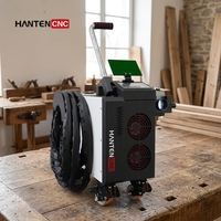 Équipement de nettoyage au laser pulsé portable 500W, décapant de rouille au laser portatif pour le décapage de la rouille des métaux, la peinture du bois, le vernis et les revêtements