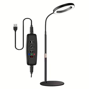 Lampe de croissance à spectre complet pour plantes d'intérieur, lumière de croissance réglable à 160 degrés, mini lampe de croissance pour plantes, lumière de complément pour la croissance des plantes pour la maison et le jardin - Product Image 5