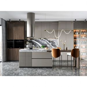 New Technology Customized Premium Classic Luxury <b>Kitchen</b> Cabinets With Island Plywood Modular <b>Kitchen</b> Cabinet - Product Image 5