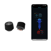 OEM ODM BLE Monitor Tekanan Ban Motor TPMS MOQ 1 Buah Logo Kustom Kemasan CE FCC 2 Sensor Eksternal Daya Tahan Baterai 2 Tahun