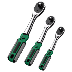 Ratchet Wrench Set 3-Piece 1/2 In Chrome Vanadium Steel Bidirectional Auto Repair Tool - Product Image 2