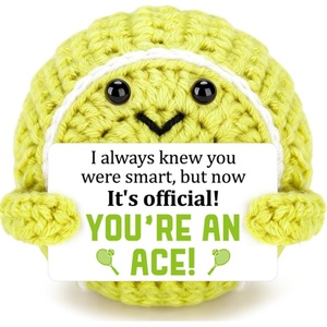 ของตกแต่งเทนนิสโครเชต์แฮนด์เมดสุดฮา ของขวัญสร้างแรงบันดาลใจสำหรับผู้หญิง ผู้ชาย วัยรุ่น เพื่อน ลูกชาย พี่ชาย แฟนสาว และแฟนหนุ่ม - Product Image 3