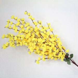 Ramas de <span class=keywords><strong>Flores</strong></span> de Durazno Artificiales de Seda Elegantes y Populares (30 Puntas), Tallos de <span class=keywords><strong>Flores</strong></span> Artificiales de Primera Calidad para Decoración de Bodas, Económicas - Product Image 4