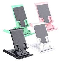 Support de téléphone pliable pour bureau, réglable sur 6 angles, format de poche, vente en gros pour smartphones et tablettes de 4,5 à 12,9 pouces