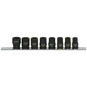 KS TOOLS Jeu de douilles à chocs 3/8 ", courtes, 8 pièces - Product Image 1