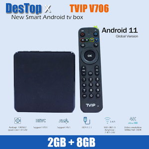 TV Box 4K UHD BT Smart Quad Core con Android 11.0 <span class=keywords><strong>TVIP</strong></span> 706 2GB 8GB Amlogic S905W2 2.4/5G <span class=keywords><strong>WIFI</strong></span> H.265 - Product Image 6