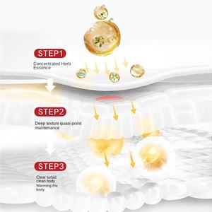 Aixiaoyao Patchs corporels à base de plantes pour points d'acupuncture, à la feuille de lotus et à l'armoise, pour le soulagement des douleurs nasales et buccales, vente en gros usine - Product Image 1