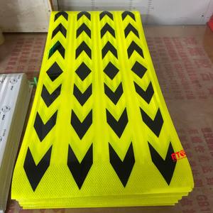 Tiras Reflectantes de Flecha Negra para Serigrafía en PET EGP <span class=keywords><strong>Amarillo</strong></span> Limón de 2/3/4 Pulgadas, Adhesivo Reflectante, Vinilo Reflectante - Product Image 3