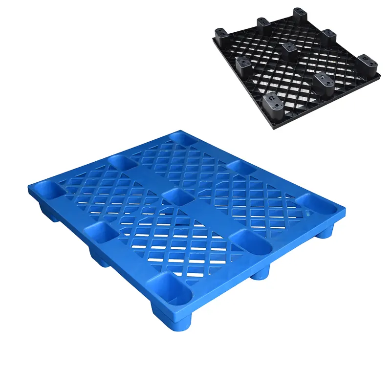 anti-slip low price HDPE light weight 9 feets plastic pallet supplier for one time export