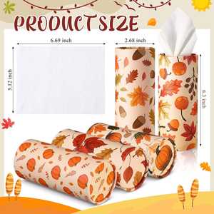 Offre Spéciale conception imprimée personnalisée cylindre biodégradable boîte à mouchoirs voiture tube de papier de soie pour l'activité de propagande cadeau - Product Image 4