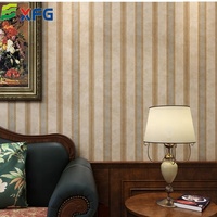 Autocollant mural en pvc à rayures classiques, 1 mètre, style chinois, papier peint de luxe imperméable pour maison, décoration de salon