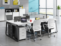 Bureau OEM 1200*600*750 Mm Bureau de direction moderne Mobilier de bureau modulaire Postes de travail