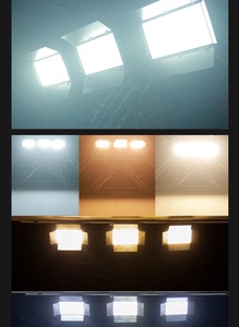 Panneau lumineux LED tricolore blanc chaud pour appels en conférence, contrôle vocal DMX512, pour éclairage de scène, studio photo et parc à thème - Product Image 6