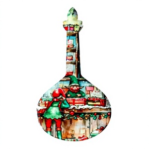 Imán <span class=keywords><strong>de</strong></span> Cerámica con Diseño <span class=keywords><strong>de</strong></span> Pipa, Directo <span class=keywords><strong>de</strong></span> Fábrica - Decoración Magnética para Refrigerador con Impresión Navideña Personalizada - Product Image 5
